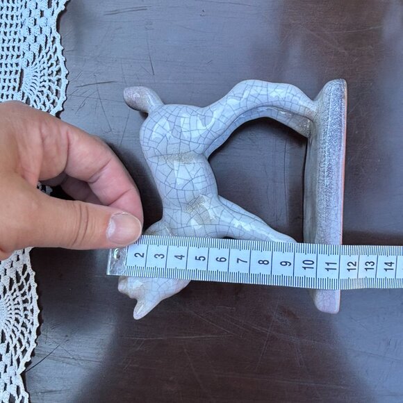 Vintage Horse Figurine West German Crackle Glaze Foal by Karlsruher Majolika - Picture 15 of 15